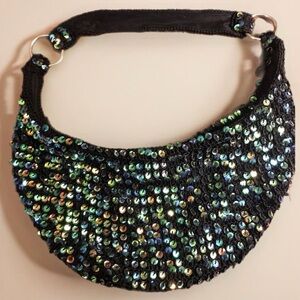 Sequin Hobo Bag